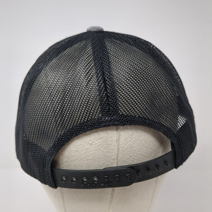 Mill95 Est 2016 Snapback Trucker Hat Gray OS Adjustable Mesh Pacific Headwear