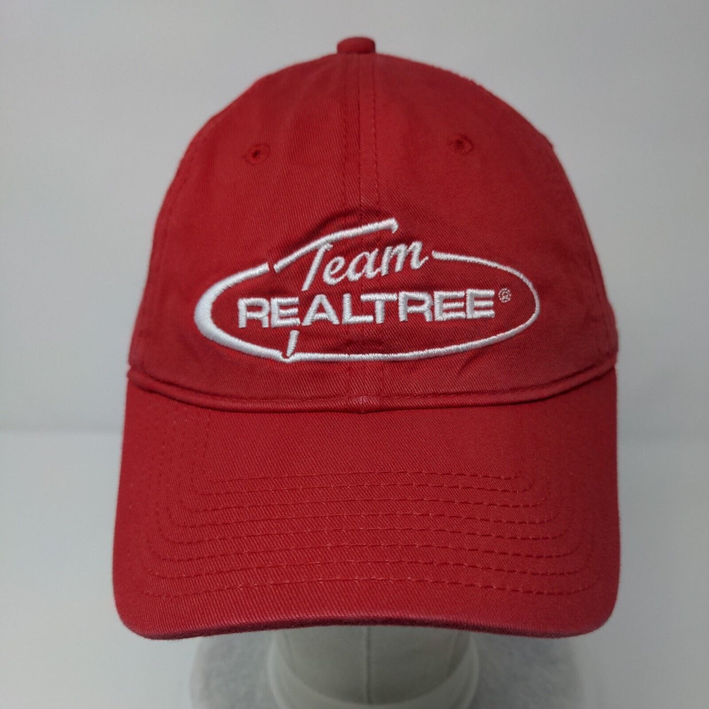 Team Realtree Slideback Hat Red OSFM Adjustable Embroidered 6 Panel