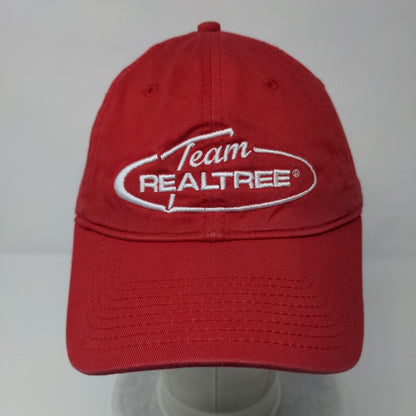Team Realtree Slideback Hat Red OSFM Adjustable Embroidered 6 Panel