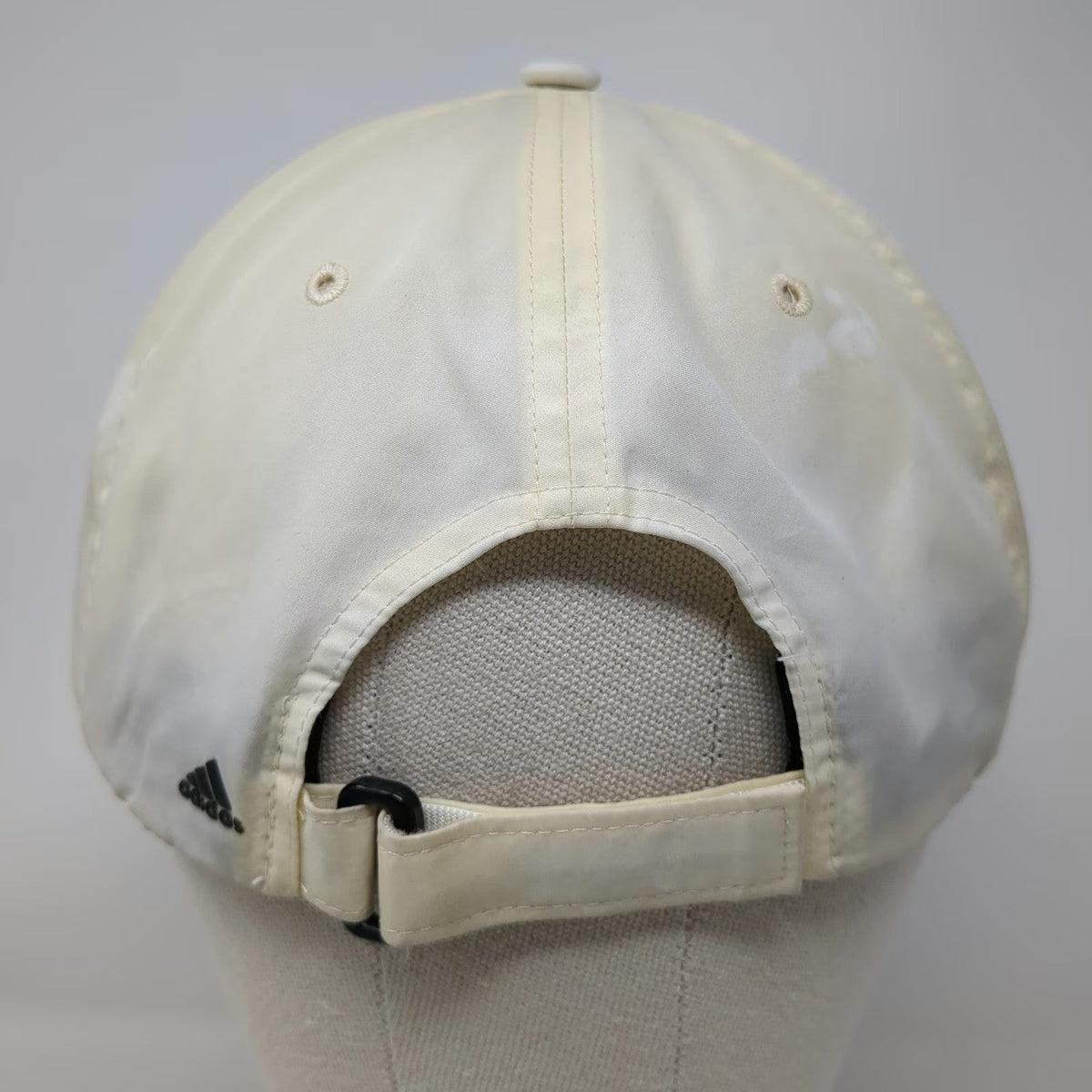 Adidas Baseball Cap Beige One Size Slideback Redhawk Logo Embroidery Golf Hat