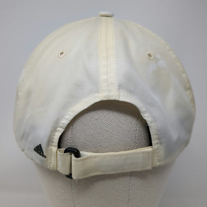 Adidas Baseball Cap Beige One Size Slideback Redhawk Logo Embroidery Golf Hat