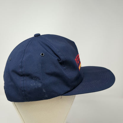 Perdue Farms Chicken Mascot Logo Blue Trucker Snapback Hat Poultry Vintage