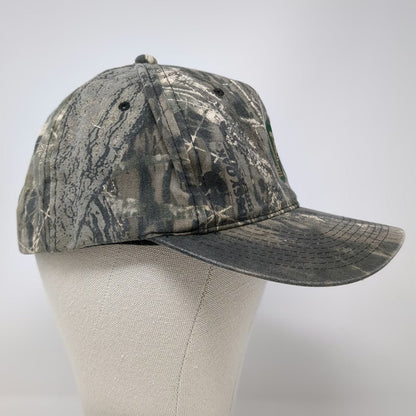 Outdoor Cap Snapback Gray Green One Size Mossy Oak Camo TP Patch Hunting Hat