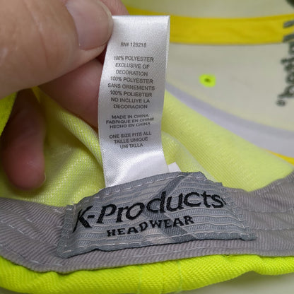 K-Products United Rentals Baseball Cap Green One Size Reflective Hi-Viz Hat