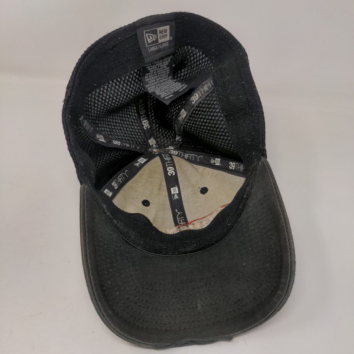 Bulk Man Mesh Back Fitted Hat Brown L/XL Colorblock New Era 39Thirty