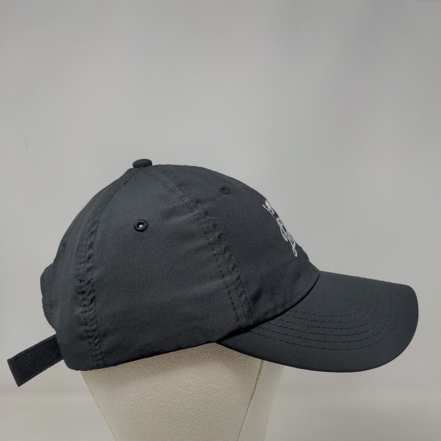 Lindsey Golf Est. 1981 Strapback Hat Black OS Adjustable Embroidered Imperial