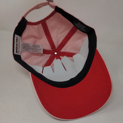 Harley Quinn Cat Ears Slideback Hat Pink OSFM Embroidered Birds Of Prey