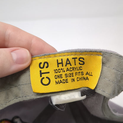 American Eagle Native Pride Baseball Cap Gray OS Adjustable Embroidered CTS