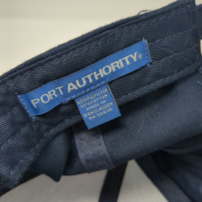 Port Authority Baseball Cap Blue One Size City of Oak Harbor Hat Slideback