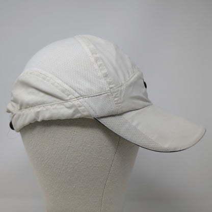 Nike Baseball Cap White One Size Dri-Fit Mesh Reflective Strapback Running Hat