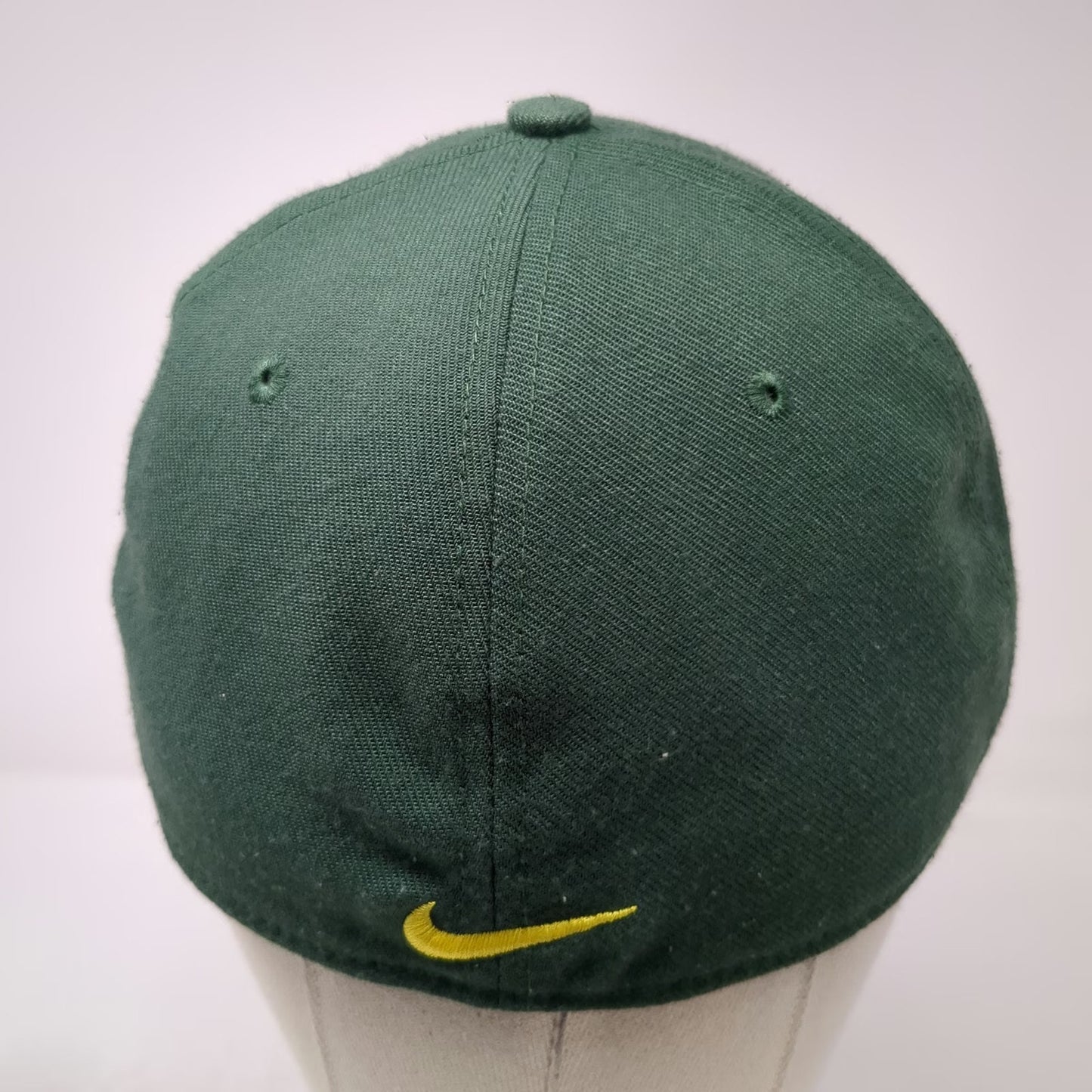 Nike Oregon Ducks NCAA Green Cap L Dri-Fit Stretch Fit Curved Brim Logo Hat