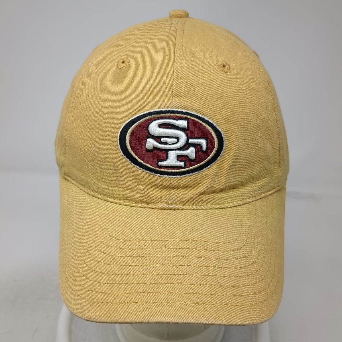 San Francisco 49ers NFL Yellow One Size Cotton Slideback Hat Logo Curved Brim