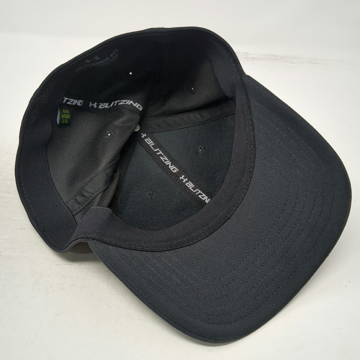 Under Armour Baseball Cap Black XL Freedom American Flag Logo Stretch Fit Hat