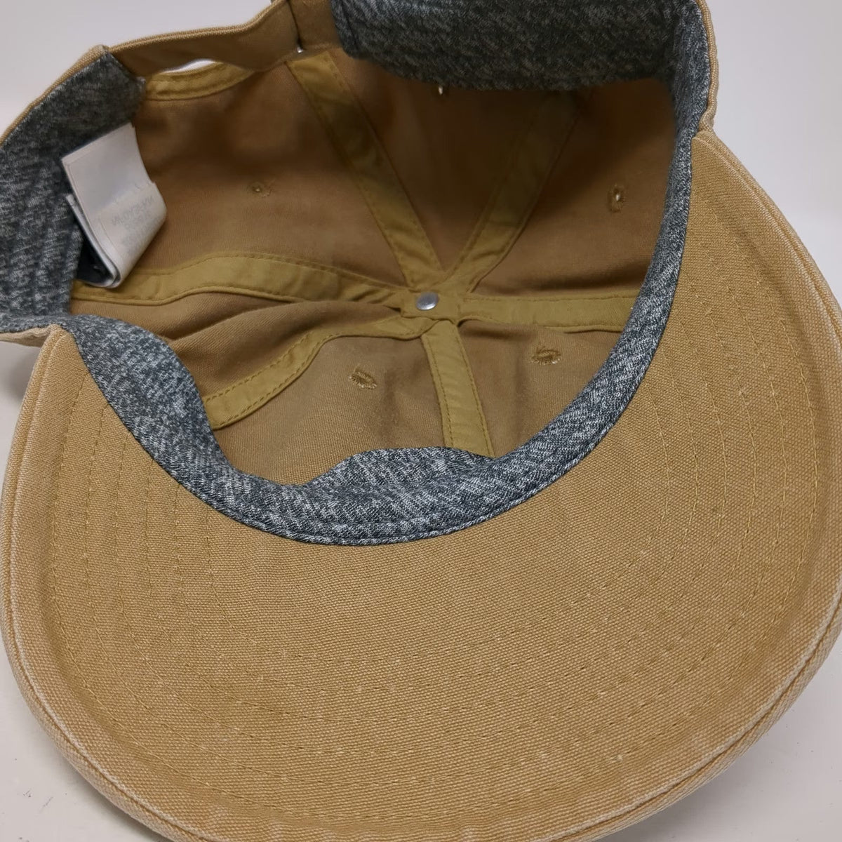 The North Face Baseball Cap Brown One Size Cotton Embroidered Logo Slideback Hat