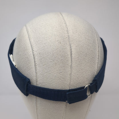 Spirit Hearts Strapback Visor Hat Blue One Size Adjustable Outdoor