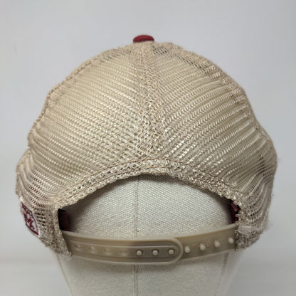 The Game Snapback Mesh Back Hat OSFM Embroidered Lion Logo Cotton Blend