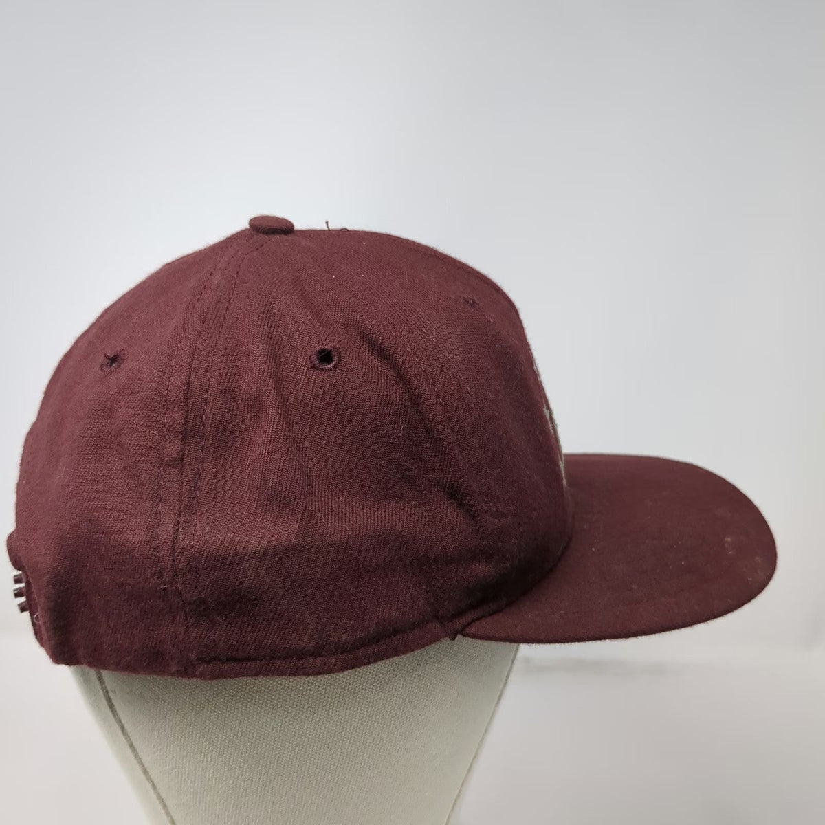 New Era Snapback Hat Red M-L All Stars 4 Stars Logo Adjustable Sports Vintage