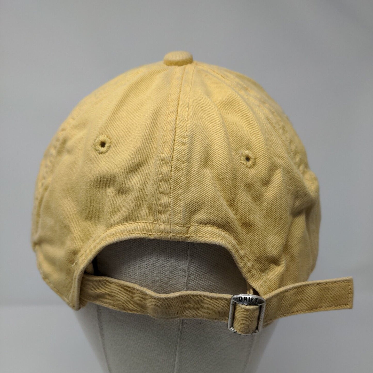 Land View Slideback Hat Yellow OSFA Embroidered Drift Creek Outdoors
