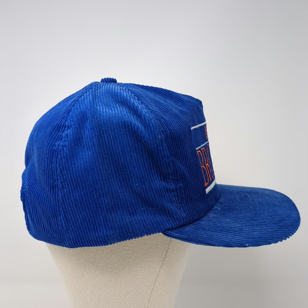 Denver Broncos NFL Annco Cap Blue Orange One Size Corduroy Snapback Hat D Logo