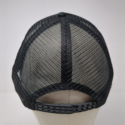 Wildflower Snapback Trucker Hat Black One Size Adjustable 6 Panel Mesh Back