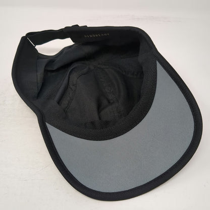 Adidas Baseball Cap Black One Size AEROREADY Mesh Side Panels Lightweight Hat