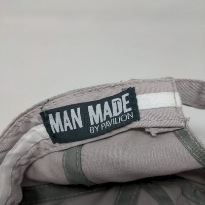 Awesome Grandpa Slideback Hat Gray OSFA Adjustable Embroidered Man Made Pavilion