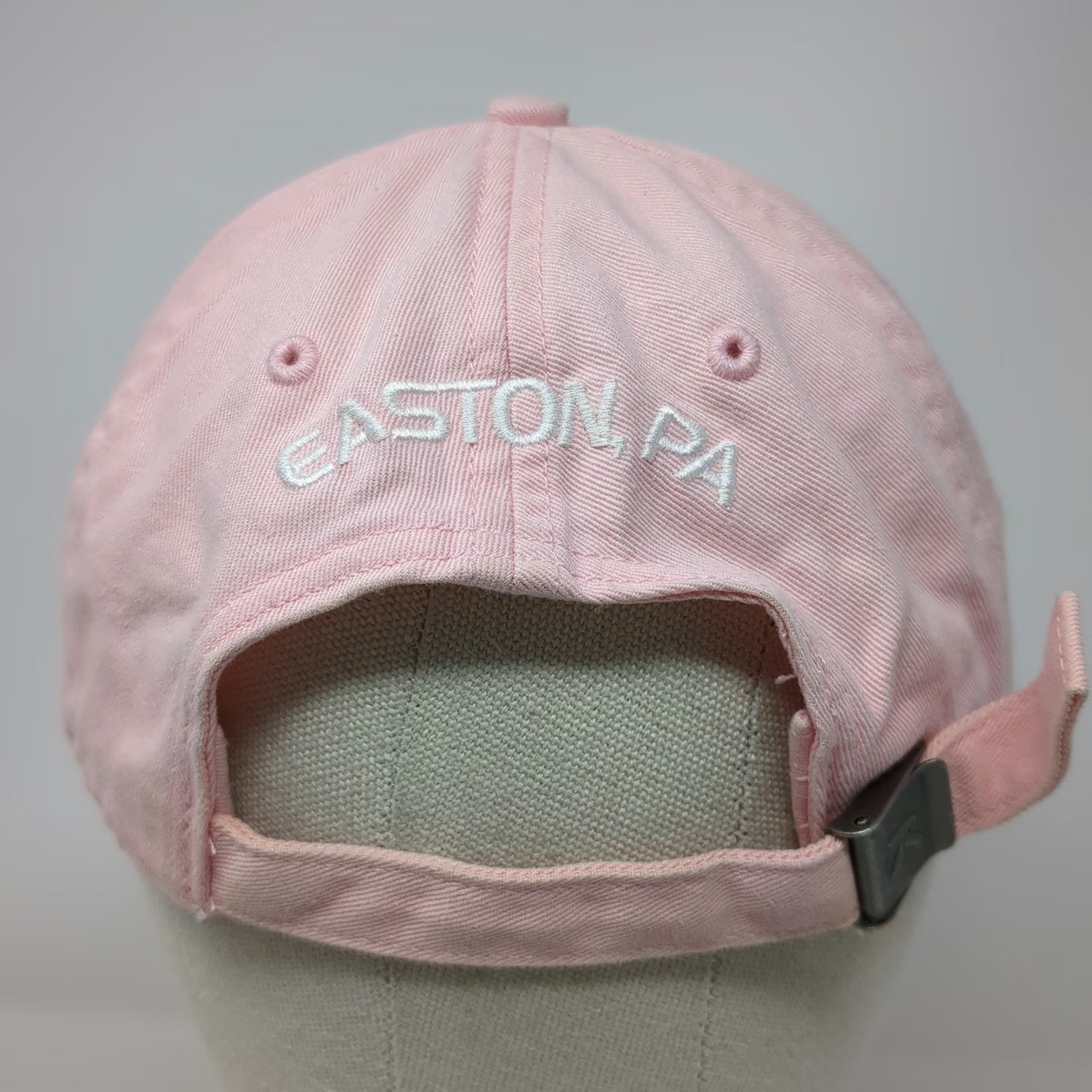 Richardson Baseball Cap Pink S J Morgan Salon Easton PA Hat Slideback Cotton