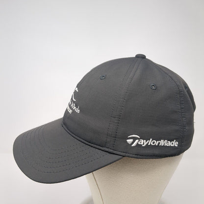 Chinook Winds Golf Resort Strapback Hat Gray One Size Solid TaylorMade