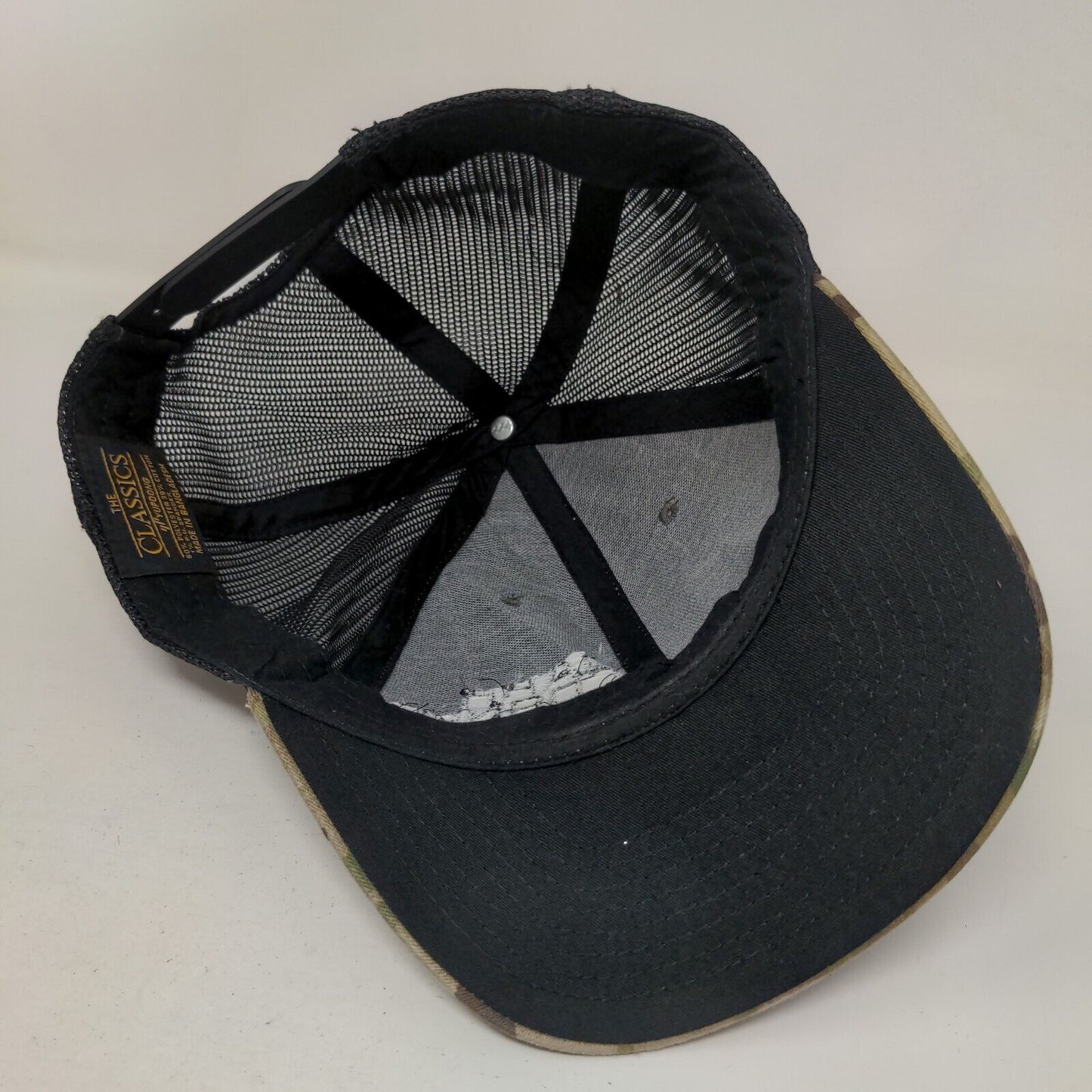 Dark Corner Concepts Snapback Mesh Back Trucker Hat Camo One Size