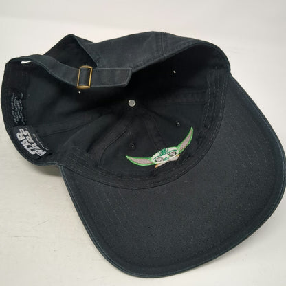 Star Wars Baseball Cap Black One Size Grogu Baby Yoda Embroidered Adjustable Hat