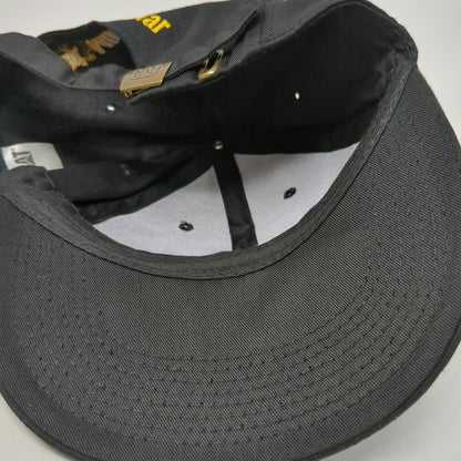 Caterpillar Baseball Cap Black One Size Cat MineStar Slideback Hat Mining Logo