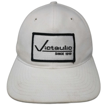 Richardson Snapback White Victaulic Since 1919 Patch Structured Cap Hat 6 Panel