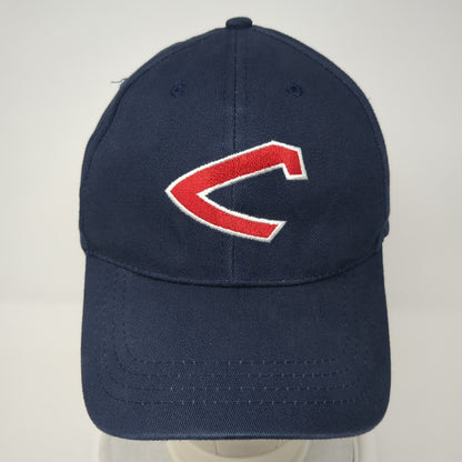 Plaza Tire Strapback Baseball Cap Blue One Size Adjustable Embroidered 6 Panel