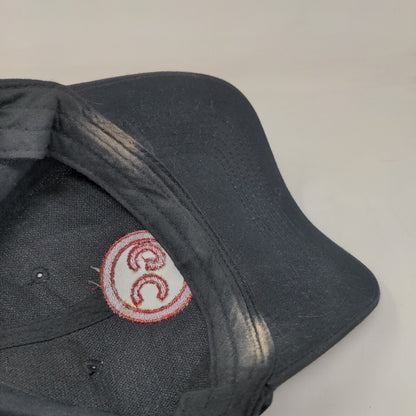 GC Strapback Hat One Size Black Embroidered Logo Adjustable Strap BIG X