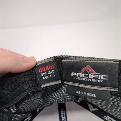 R Fitted Trucker Hat Multicolor 7 3/8 Flexfit Mesh Back 6 Panel Pacific Headwear