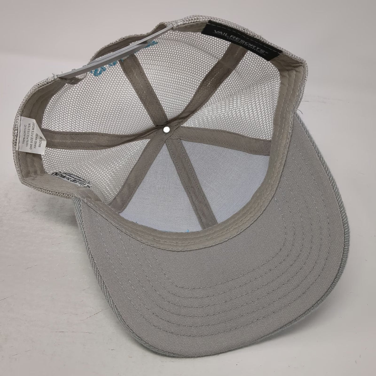 Vail Resorts Pepsi Zero Sugar Sunapee Gray One Size Trucker Hat Mesh Snapback