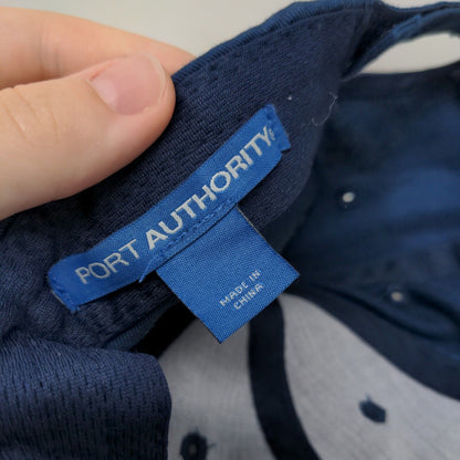 Free x Rein Strapback Hat Blue One Size Embroidered Port Authority