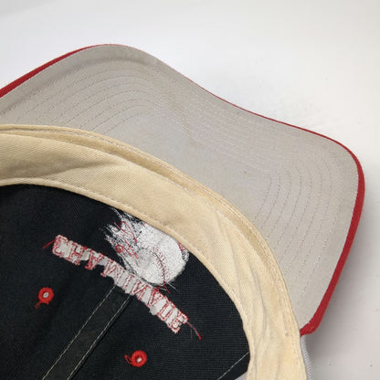 Richardson Snapback Hat Gray Red L Chaminade Flyers Baseball Structured Crown