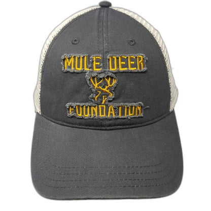 Hat Graphix 360 Baseball Cap Gray One Size Mule Deer Foundation Volunteer Mesh
