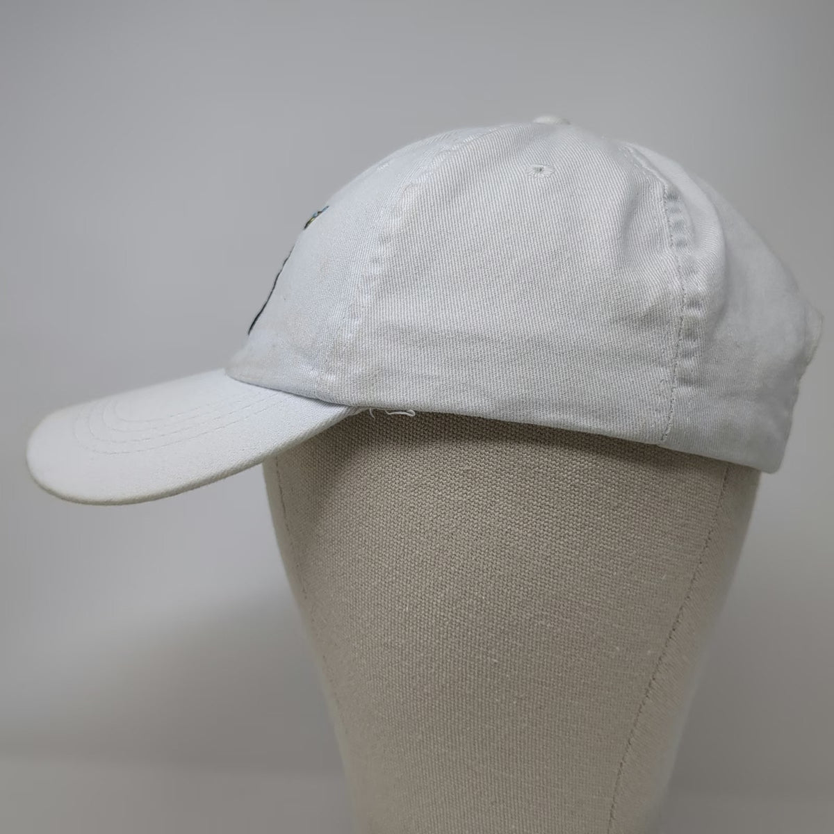 Baseball Cap White One Size Bee Kind Embroidered Honey Bee Nature Slideback Hat