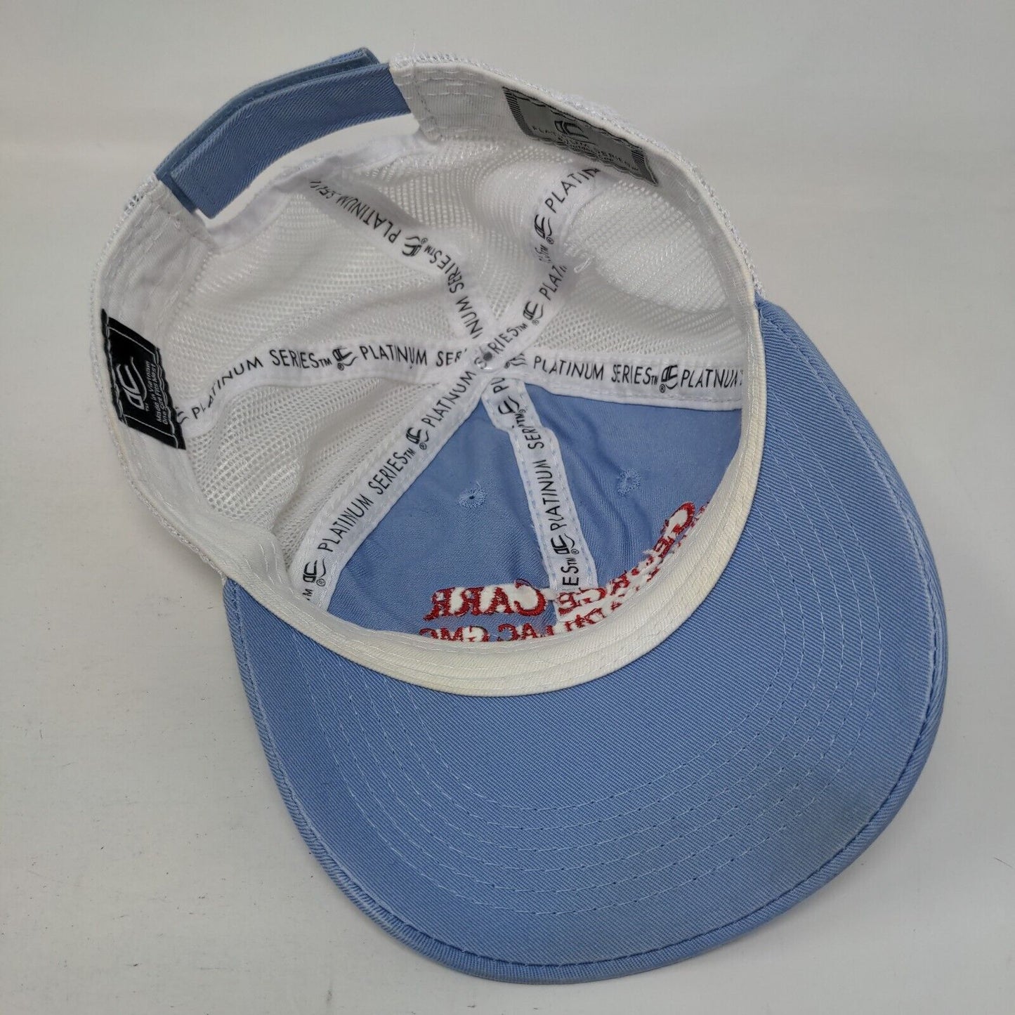 George Carr Buick Cadillac GMC Strapback Trucker Hat Blue OSFM Mesh Back