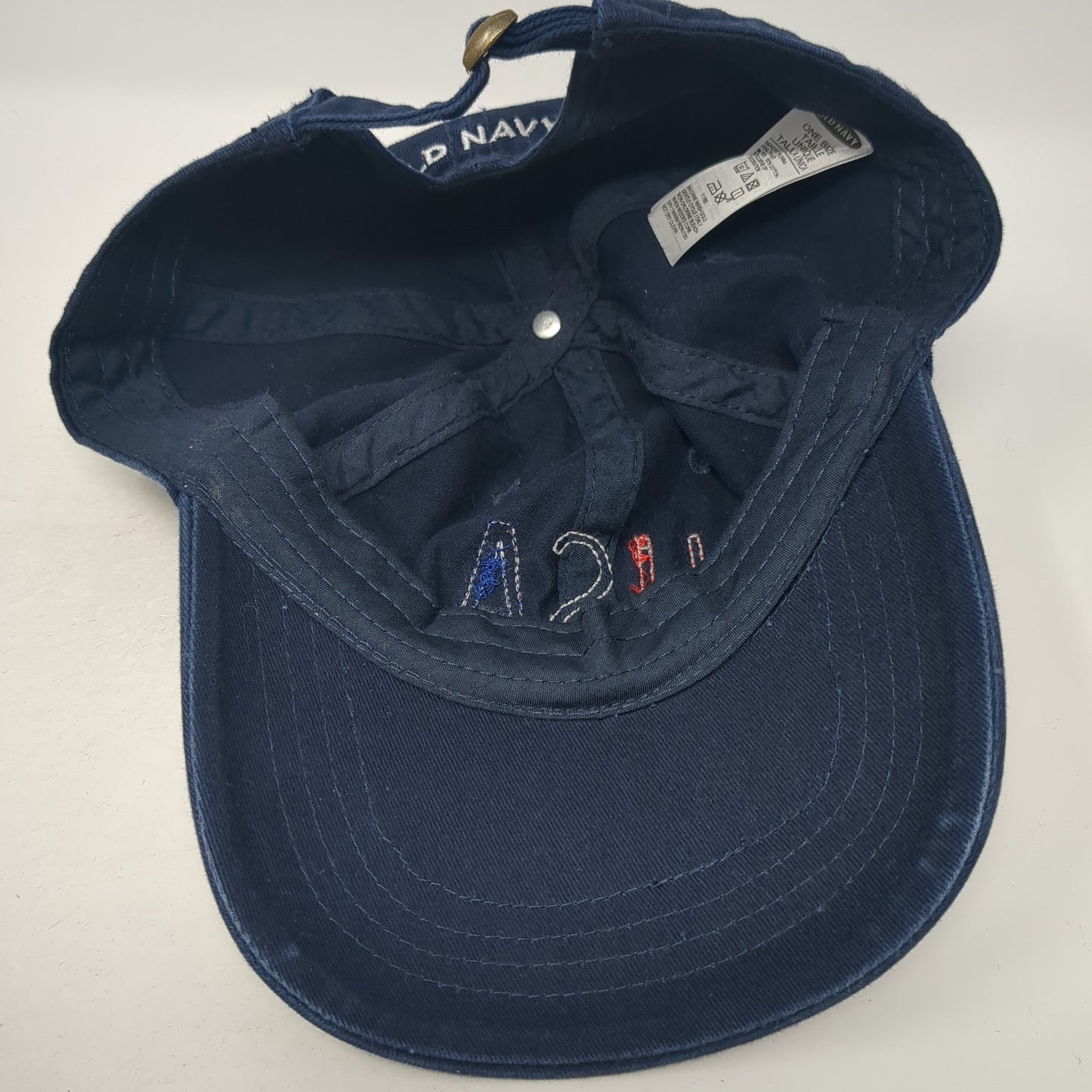 USA Slideback Hat Blue One Size Adjustable Embroidered Old Navy Outdoor