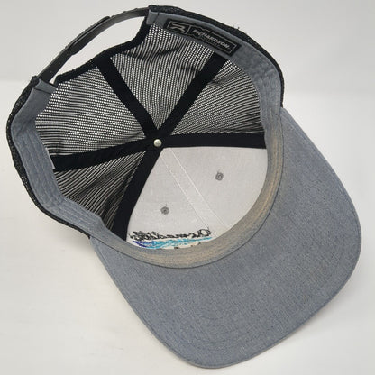 Armadillo Hat Co. Snapback Mesh Back Trucker Hat Gray One Size Richardson