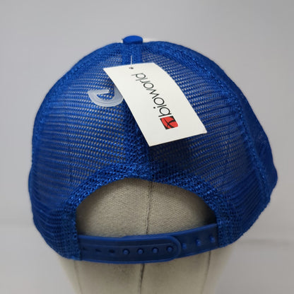 Bioworld Pabst Blue Ribbon Trucker Hat OSFM Snapback Beer Logo Mesh Rope White