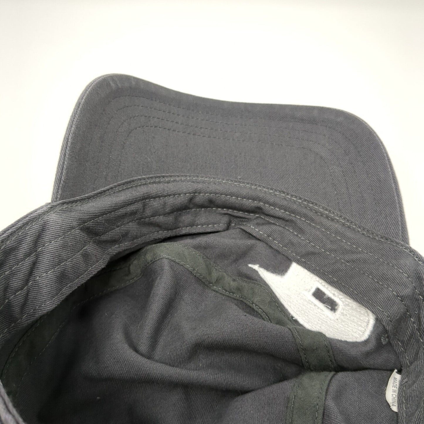 Letter B Sequin Strapback Cadet Army Cap Hat Gray One Size Richardson