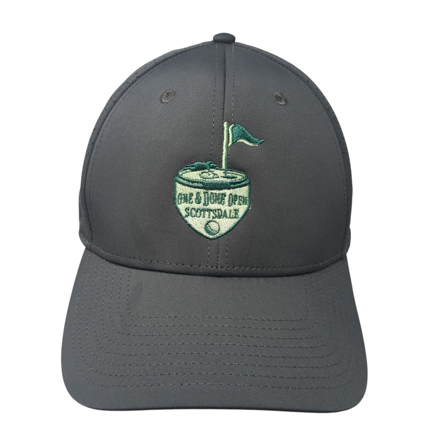 One & Dome Open Scottsdale Fitted Hat Gray Large 2023 Sightseer The Game