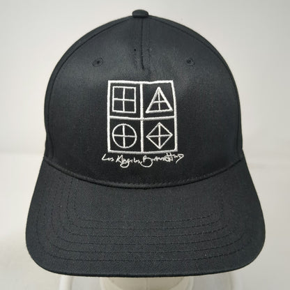 Otto 5 Panel Black Hat One Size Snapback Los Angeles Bunratty Logo Side Patch