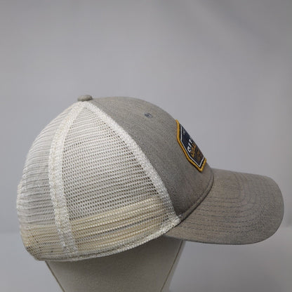 Salt Life Salty State of Mind Since 2003 Snapback Trucker Hat Gray OS Mesh Back