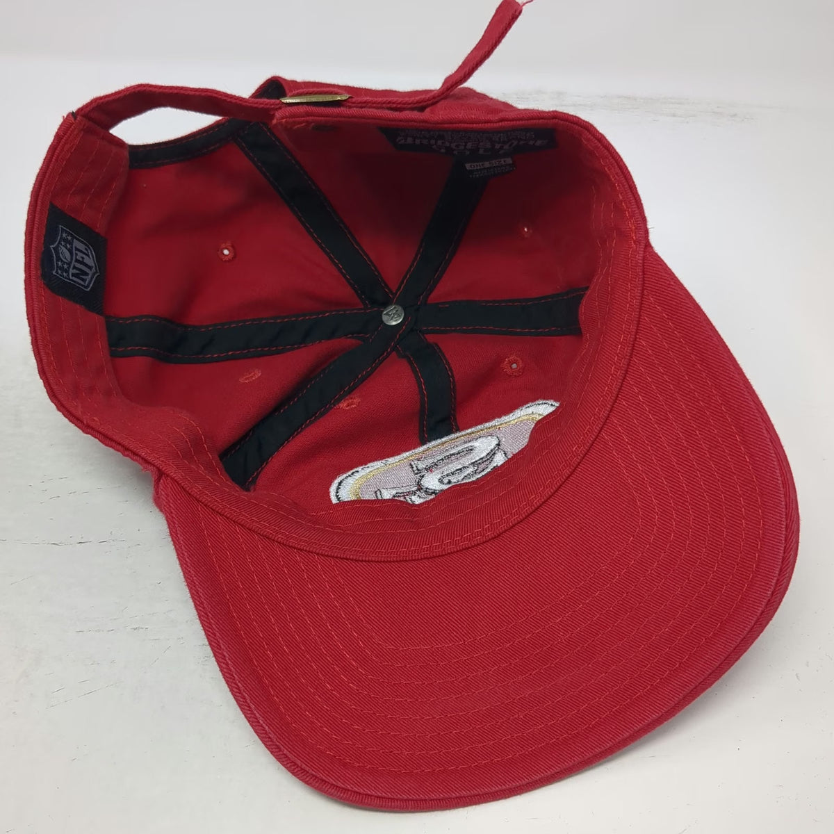 San Francisco 49ers NFL 47 Red One Size Cap Hat Bridgestone Golf Strapback