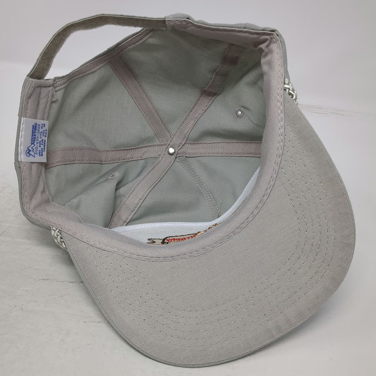 Mountaintop Marketing Trucker Gray Hat Henry Ankeny Co Strapback Rope Vintage